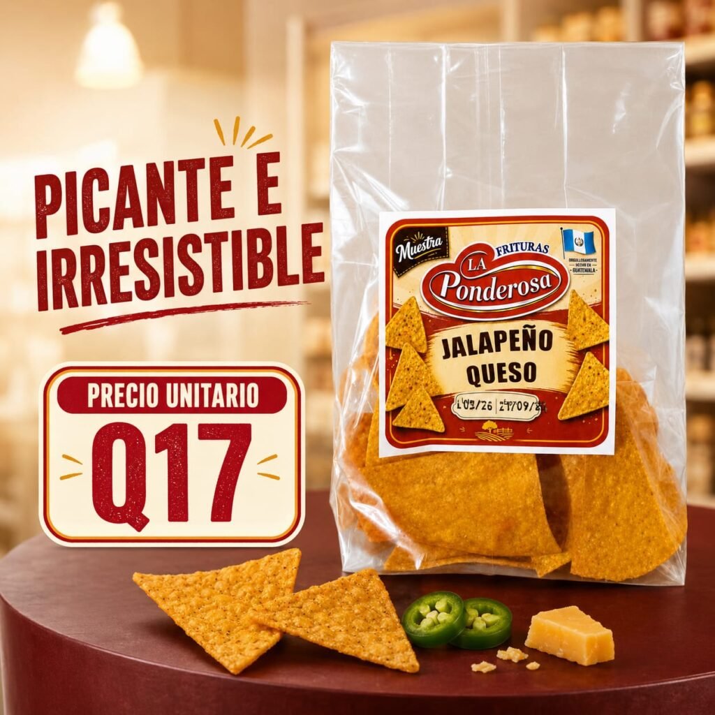Nacho Jalapeño Queso (400 grs) La Ponderosa
